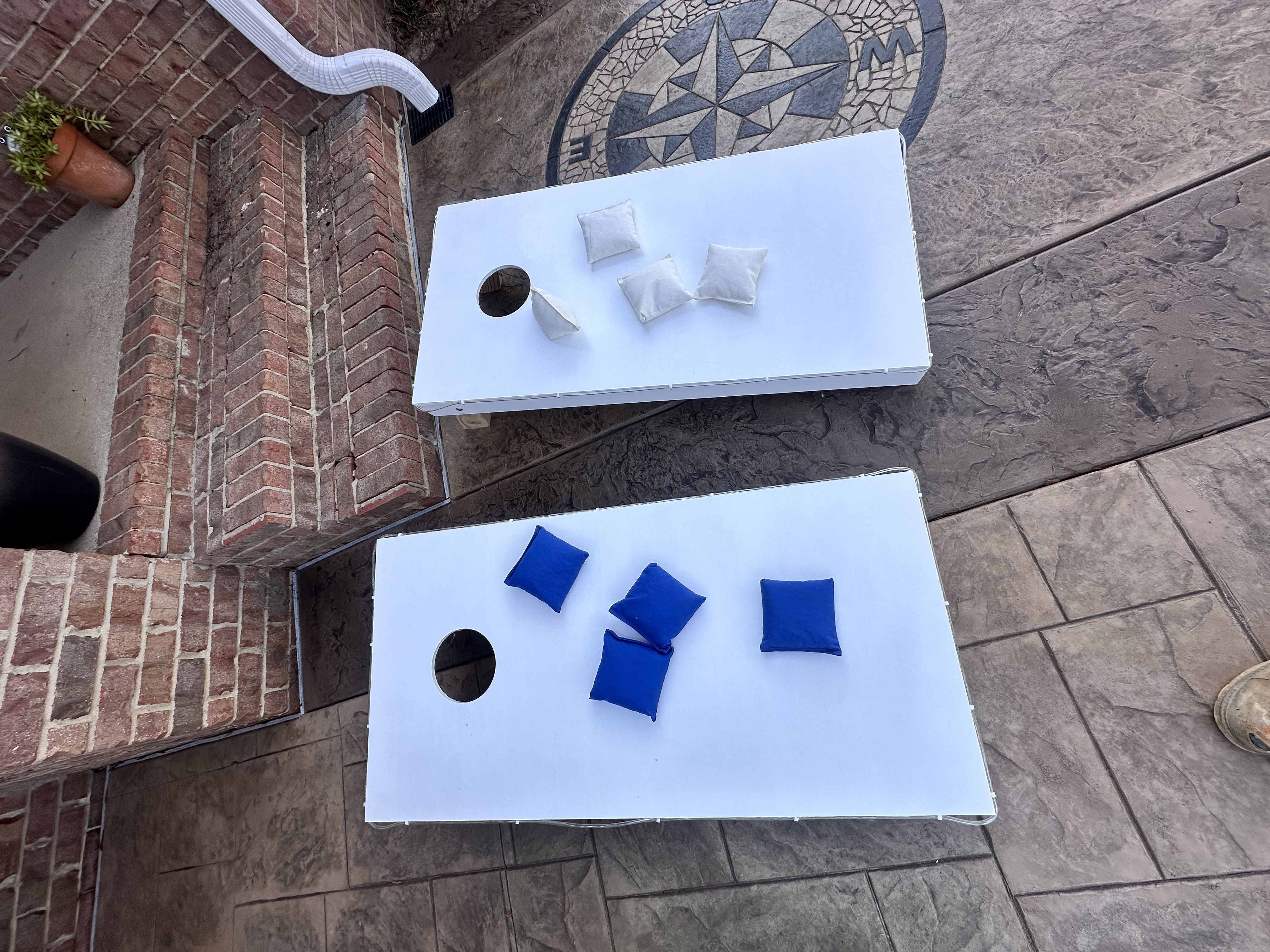 Light up LED cornhole boards for night parties